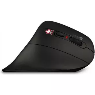 CONNECT IT ZA ZDRAVLJE Verti TriMode ergonomski okomiti miš, bežični, crni