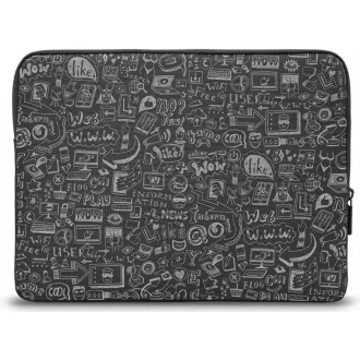 CONNECT IT Doodle torbica za prijenosno računalo 13,3", crna