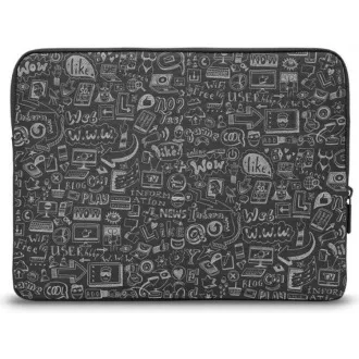 CONNECT IT Doodle torbica za prijenosno računalo 15,6", crna