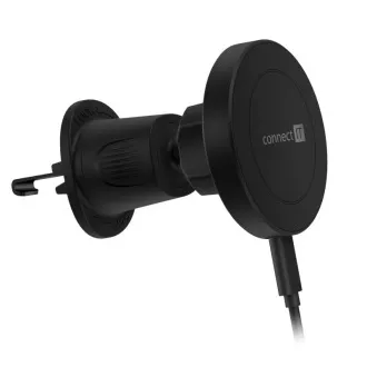 CONNECT IT InCarz MagSafe univerzalni magnetski bežični auto punjač, crni CONNECT IT InCarz MagSafe univerzalni magnetski bežični auto punjač, crni