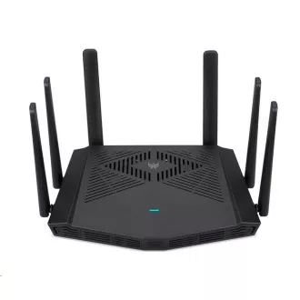 Acer Router Predator Connect W6x - Wifi 6 ruter, crni, 802.11 a/b/g/n/ac/ax 2,4 GHz / 5 GHz, 4x4 MU MIMO