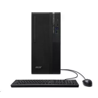 ACER PC Veriton VS2720G, i5-14400, 8GB DDR5, 512GB M.2 SSD, Wifi, DVD±RW, USB KB+miš, W11P, 300W, crna