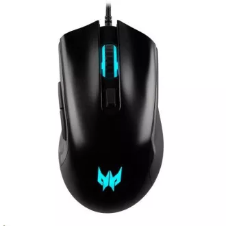 ACER žični miš Predator Cestus 333, 5 razina DPI-ja, 1 ms, 400 IPS, 20 milijuna klikova, USB 2.0, crni