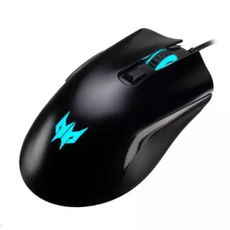 ACER žični miš Predator Cestus 333, 5 razina DPI-ja, 1 ms, 400 IPS, 20 milijuna klikova, USB 2.0, crni
