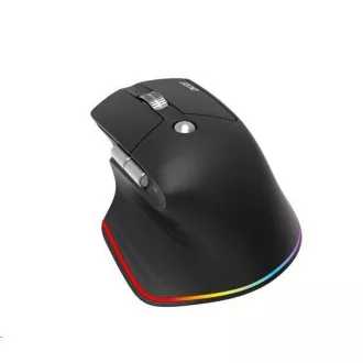 ACER bežični miš Easy Fit Mouse, ergonomski, 4000 dpi, 6 tipki, RGB, domet 10 m, USB-C, BT, crni