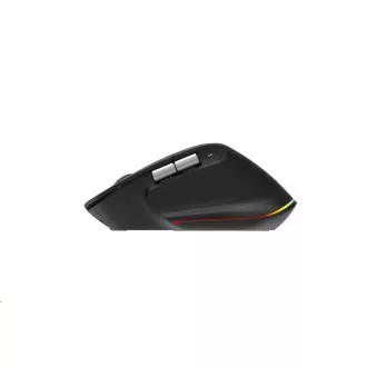 ACER bežični miš Easy Fit Mouse, ergonomski, 4000 dpi, 6 tipki, RGB, domet 10 m, USB-C, BT, crni