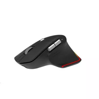 ACER bežični miš Easy Fit Mouse, ergonomski, 4000 dpi, 6 tipki, RGB, domet 10 m, USB-C, BT, crni