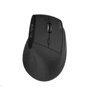 ACER bežični miš Smart Fit vertikalni miš, 8000 dpi, 10 tipki, RGB, domet 10 m, BT, USB, trajanje baterije 120 sati, crni