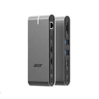 ACER 15u1 USB Type-C Univerzalna mini-priključna stanica: Sučelje glavnog računala: USB-C, 2x USB-A 2.0, 1x USB-A 3.2 Gen2, 1x USB-A 3.2 Gen1, 1