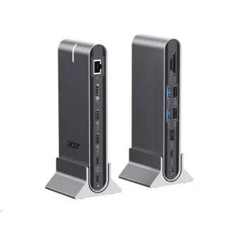 ACER 15u1 USB Type-C Univerzalna mini-priključna stanica: Sučelje glavnog računala: USB-C, 2x USB-A 2.0, 1x USB-A 3.2 Gen2, 1x USB-A 3.2 Gen1, 1