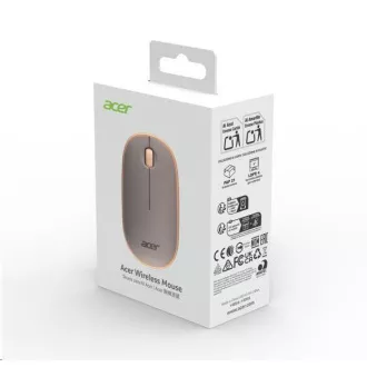 ACER bežični miš s uzorkom mjehurića, RF2.4G, 1600 dpi, bež