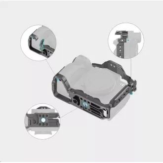 SmallRig 4481 HawkLock kavez za brzo otpuštanje za Sony A 7R V / A 7 IV / A 7S III / A 1 SmallRig 4481 HawkLock kavez za brzo otpuštanje za Sony A 7R V / A 7 IV / A 7S III / A 1