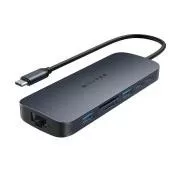 Hyper® EcoSmart™ Gen.2 dvostruki HDMI USB-C 11-u-1 hub 140W PD 3.1 prolazni