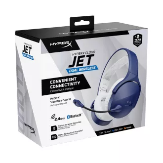 Bežične slušalice za igranje HyperX Cloud Jet Dual, plave
