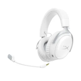 Bežične slušalice HyperX Cloud III S u bijeloj boji, bijele
