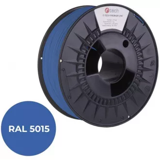 C-TECH Print string (filament) PREMIUM LINE, PETG, nebesko plava, RAL5015, 1.75mm, 1kg