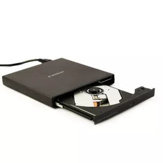 GEMBIRD vanjski DVD-ROM snimač DVD-USB-04, crni GEMBIRD vanjski DVD-ROM snimač DVD-USB-04, crni