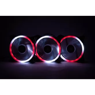 1stCOOL KIT AURA EVO CRYSTAL ARGB 3x Crystal White ventilator + ARGB Nano kontroler