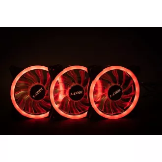 1stCOOL KIT AURA EVO CRYSTAL ARGB 3x Crystal White ventilator + ARGB Nano kontroler
