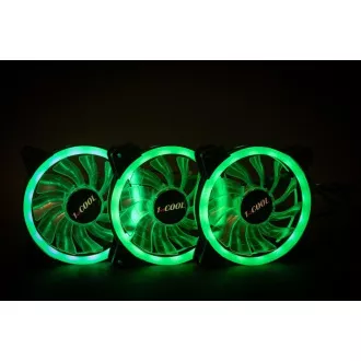 1stCOOL KIT AURA EVO CRYSTAL ARGB 3x Crystal White ventilator + ARGB Nano kontroler