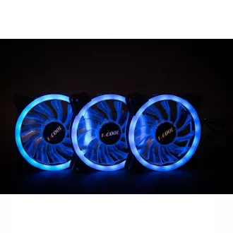 1stCOOL KIT AURA EVO CRYSTAL ARGB 3x Crystal White ventilator + ARGB Nano kontroler