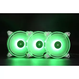 1stCOOL KIT AURA EVO CRYSTAL ARGB 3x Crystal White ventilator + ARGB Nano kontroler