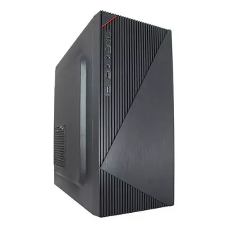 VeinX kućište Crown CR18A Mid Tower, bez izvora napajanja, 1x USB3.0, 2x USB2.0, crno