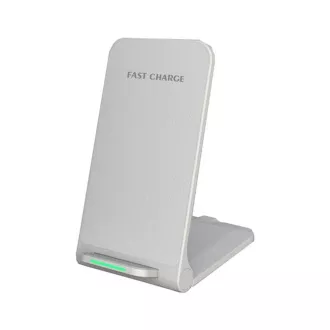 1stCOOL bežični QI punjač H18, preklopni stalak, USB-C, bijeli