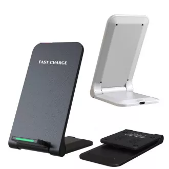 1stCOOL bežični QI punjač H18, preklopni stalak, USB-C, bijeli