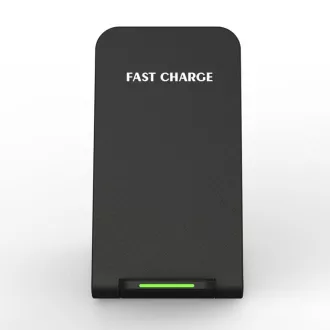 1stCOOL bežični QI punjač H18, preklopni stalak, USB-C, crni 1stCOOL bežični QI punjač H18, preklopni stalak, USB-C, crni