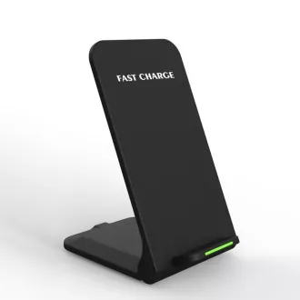 1stCOOL bežični QI punjač H18, preklopni stalak, USB-C, crni 1stCOOL bežični QI punjač H18, preklopni stalak, USB-C, crni