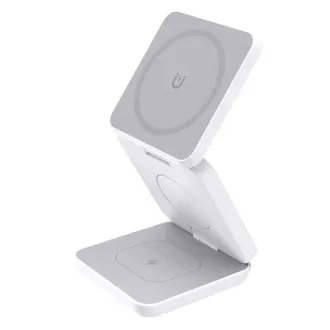 1stCOOL bežični sklopivi QI punjač 3u1, MagSafe, USB-C, bijeli 1stCOOL bežični sklopivi QI punjač 3u1, MagSafe, USB-C, bijeli