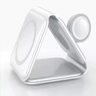 1stCOOL bežični prijenosni QI punjač 3u1, MagSafe, USB-C, crni 1stCOOL bežični prijenosni QI punjač 3u1, MagSafe, USB-C, crni