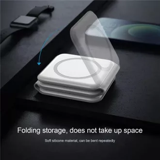 1stCOOL bežični prijenosni QI punjač 3u1, MagSafe, USB-C, crni 1stCOOL bežični prijenosni QI punjač 3u1, MagSafe, USB-C, crni