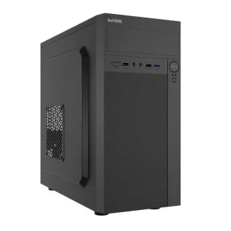 1stCOOL STEP Premium kućište, mikro toranj, AU, USB 3.0, USB-C, 1x 120 mm + 1x 80 mm ventilator, crno