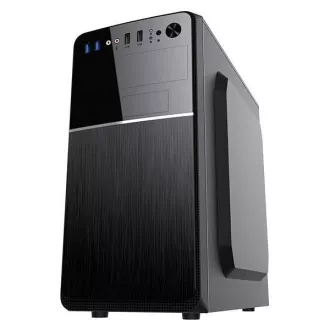 VeinX kućište Chant CH25M Micro Tower, bez napajanja, 1x USB-C, 2x USB3.0, 1x USB2.0, crno
