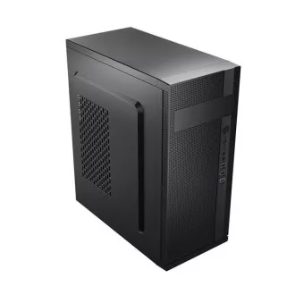 VeinX kućište ID02A Mid Tower, bez napajanja, 1x USB3.0, 2x USB2.0, crno