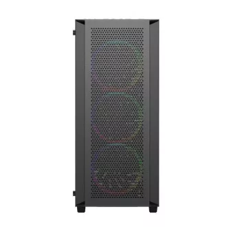 VeinX kućište BR15A Mid Tower, bez napajanja, 2x USB3.0, 1x USB2.0, 4x 120mm ARGB ventilator, 1x ARGB kontroler, crno