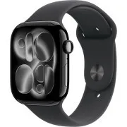 Apple Watch Series 11 GPS 42 mm Jet Black aluminijsko kućište s crnim sportskim remenom - S/M