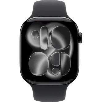 Apple Watch Series 11 GPS + Cellular 46 mm Jet Black aluminijsko kućište s crnim sportskim remenom - M/L Apple Watch Series 11 GPS + Cellular 46 mm Jet Black aluminijsko kućište s crnim sportskim remenom - M/L