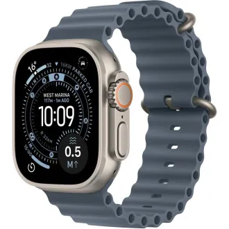 Apple Watch Ultra 3 GPS + Cellular 49 mm kućište od prirodnog titanija s remenom Anchor Blue Ocean Apple Watch Ultra 3 GPS + Cellular 49 mm kućište od prirodnog titanija s remenom Anchor Blue Ocean