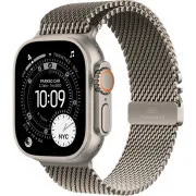 Apple Watch Ultra 3 GPS + Cellular 49 mm kućište od prirodnog titana s milanskom omčom od prirodnog titana - veliko