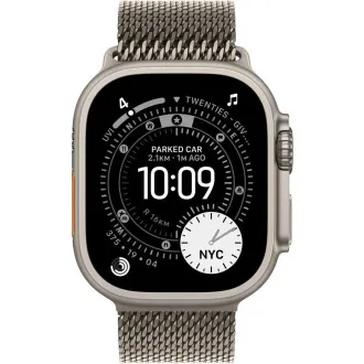 Apple Watch Ultra 3 GPS + Cellular 49 mm kućište od prirodnog titana s milanskom omčom od prirodnog titana - veliko Apple Watch Ultra 3 GPS + Cellular 49 mm kućište od prirodnog titana s milanskom omčom od prirodnog titana - veliko