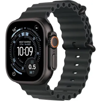Apple Watch Ultra 3 GPS + Cellular 49 mm crno titansko kućište s crnim oceanskim remenom Apple Watch Ultra 3 GPS + Cellular 49 mm crno titansko kućište s crnim oceanskim remenom