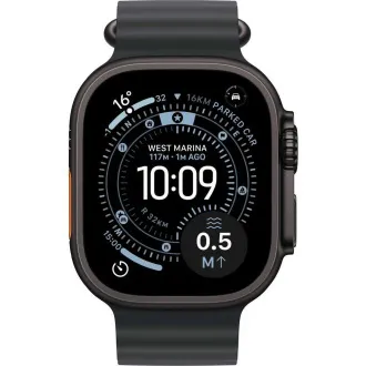 Apple Watch Ultra 3 GPS + Cellular 49 mm crno titansko kućište s crnim oceanskim remenom Apple Watch Ultra 3 GPS + Cellular 49 mm crno titansko kućište s crnim oceanskim remenom