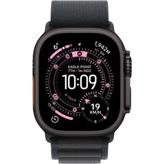 Apple Watch Ultra 3 GPS + Cellular 49 mm crno titansko kućište s crnom alpskom loopom - veliko Apple Watch Ultra 3 GPS + Cellular 49 mm crno titansko kućište s crnom alpskom loopom - veliko