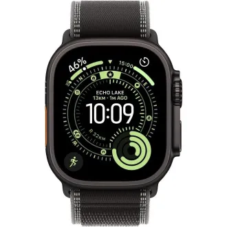 Apple Watch Ultra 3 GPS + Cellular 49 mm crno titansko kućište s crnom/tamno sivom loopom za hodanje - M/L Apple Watch Ultra 3 GPS + Cellular 49 mm crno titansko kućište s crnom/tamno sivom loopom za hodanje - M/L