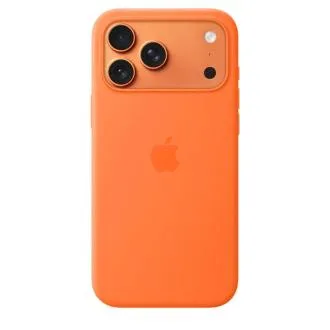 Silikonska maskica za Apple iPhone 17 Pro Max s MagSafeom - narančasta
