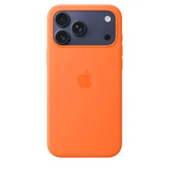 Silikonska maskica za Apple iPhone 17 Pro Max s MagSafeom - narančasta