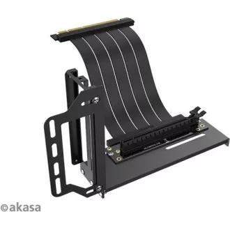 AKASA RISER BLACK PRO, Vertikalni GPU držač + Premium PCIe 3.0 Riser kabel AKASA RISER BLACK PRO, Vertikalni GPU držač + Premium PCIe 3.0 Riser kabel